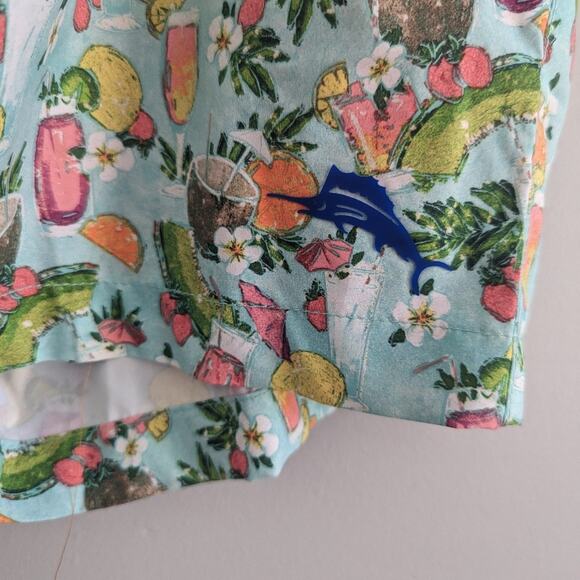 Mens Tommy Bahama XL Rialto Happy Hour Print Drawstring Swim Shorts - Picture 4 of 5